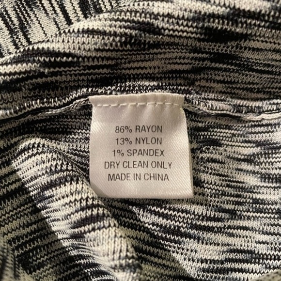 Lela Rose Black and White Patterned Dress - Picture 16 of 16